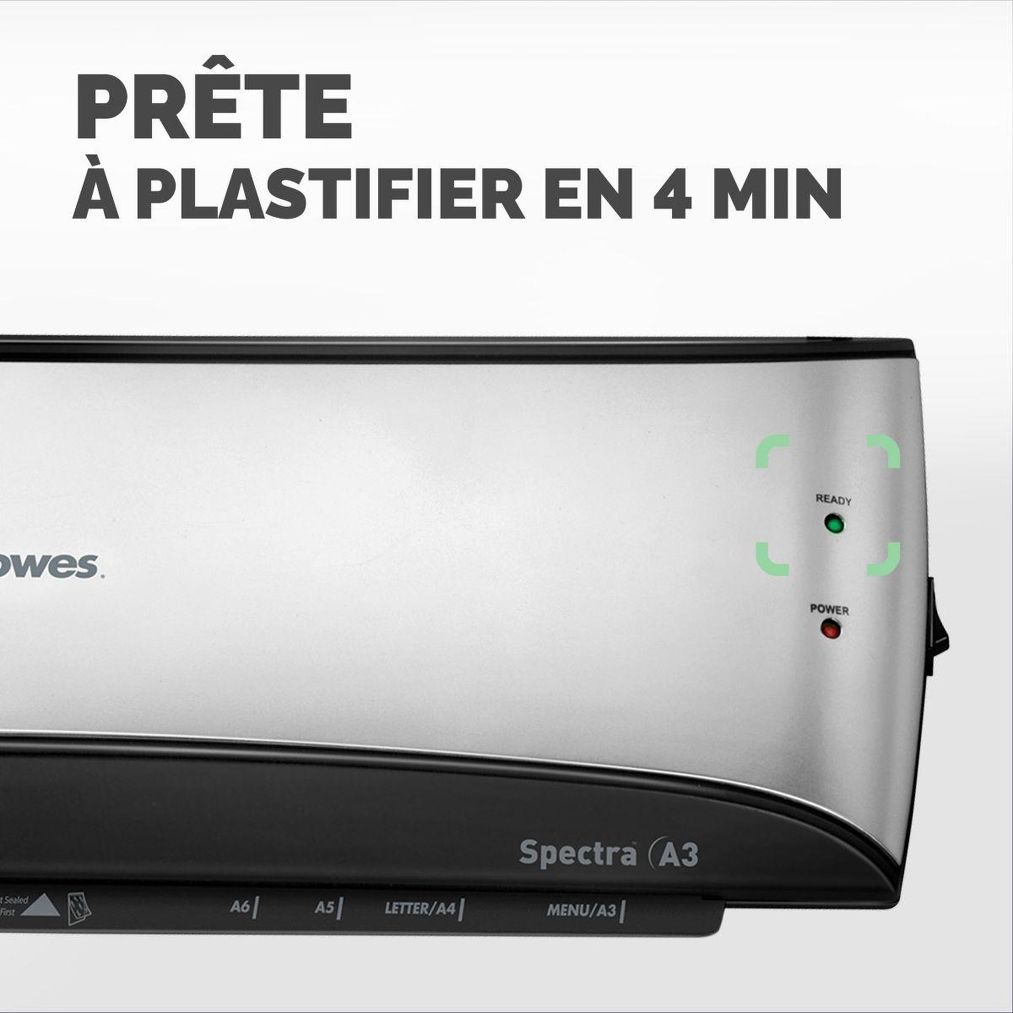 Voir la diapositive 3 : Fellowes Plastifieuse spectra a3