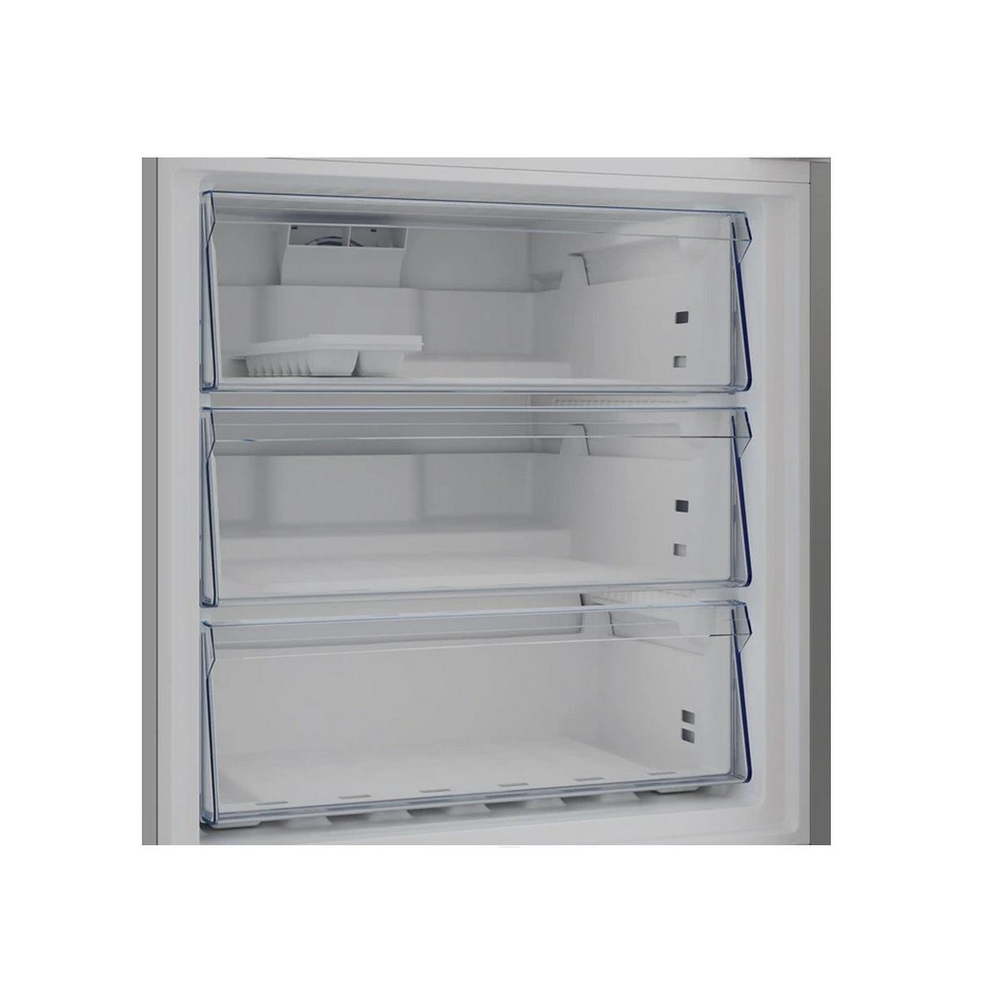 Voir la diapositive 5 : Beko Réfrigérateur combiné 70cm 490l ventilé carbone - B5RCNE565HXBR