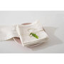 Voir la diapositive 3 : ATMOSPHERA Lot de 4 Serviettes de Table  Chambray  40x40cm Ecru