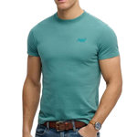SUPERDRY T-shirt Bleu Chiné Homme Superdry Vintage LogoR6Ts. Coloris disponibles : Bleu