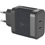 Voir la diapositive 2 : ADEQWAT Chargeur 65W PowerDelivery 2 USB-C - Noir