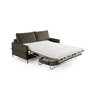 Voir la diapositive 2 : LISA DESIGN Ercolano - canapé 3 places convertible - couchage quotidien - matelas 11 cm - en velours