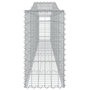 Voir la diapositive 5 : VIDAXL Paniers a gabions arques 20 pcs 400x30x60/80 cm Fer galvanise