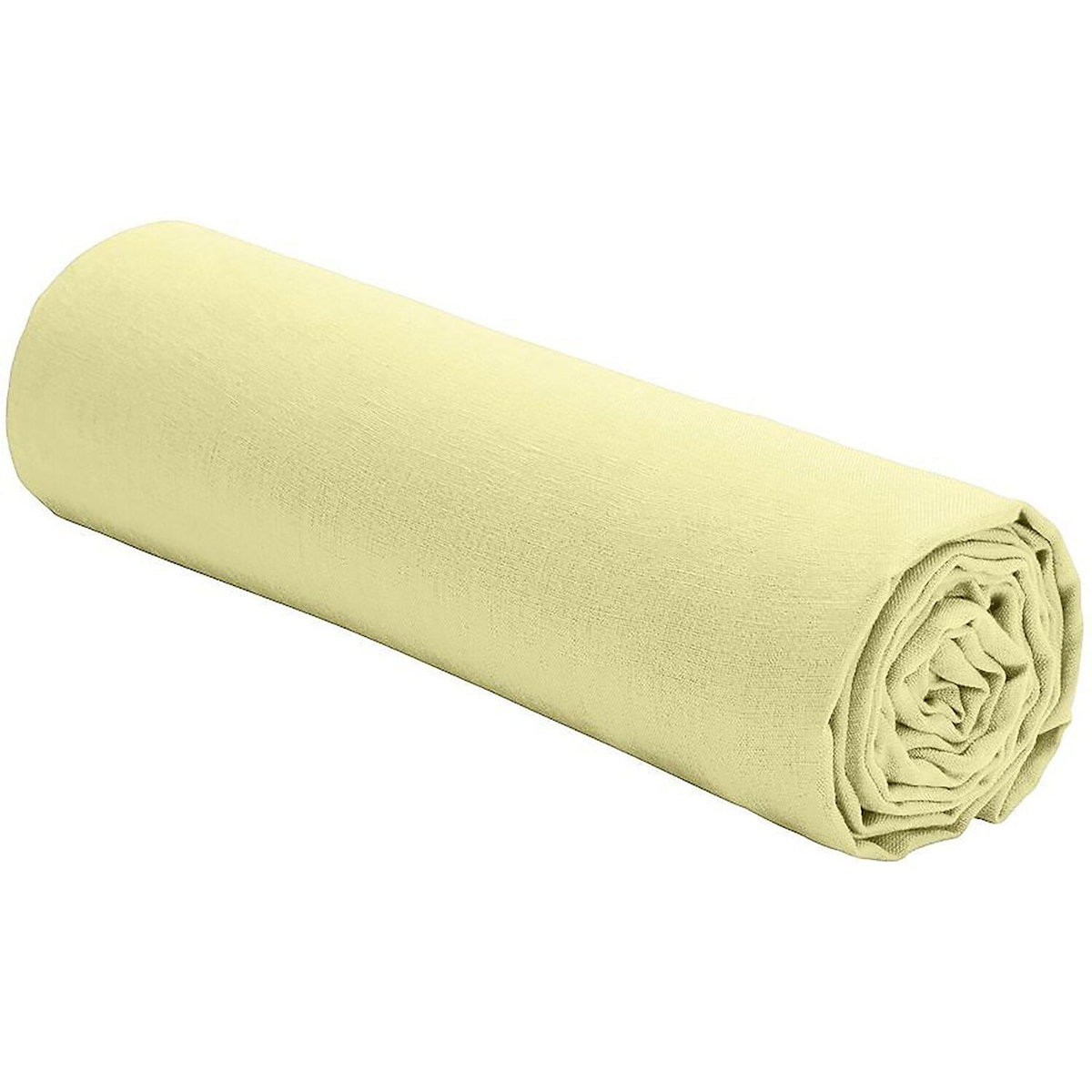 BATON ROUGE Drap housse 100% lin lavé 160g kiwi