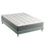 Voir la diapositive 1 : IDLITERIE Ensemble Matelas Ressort 7 zones H.28cm + Sommier Fabriqué en France MAX