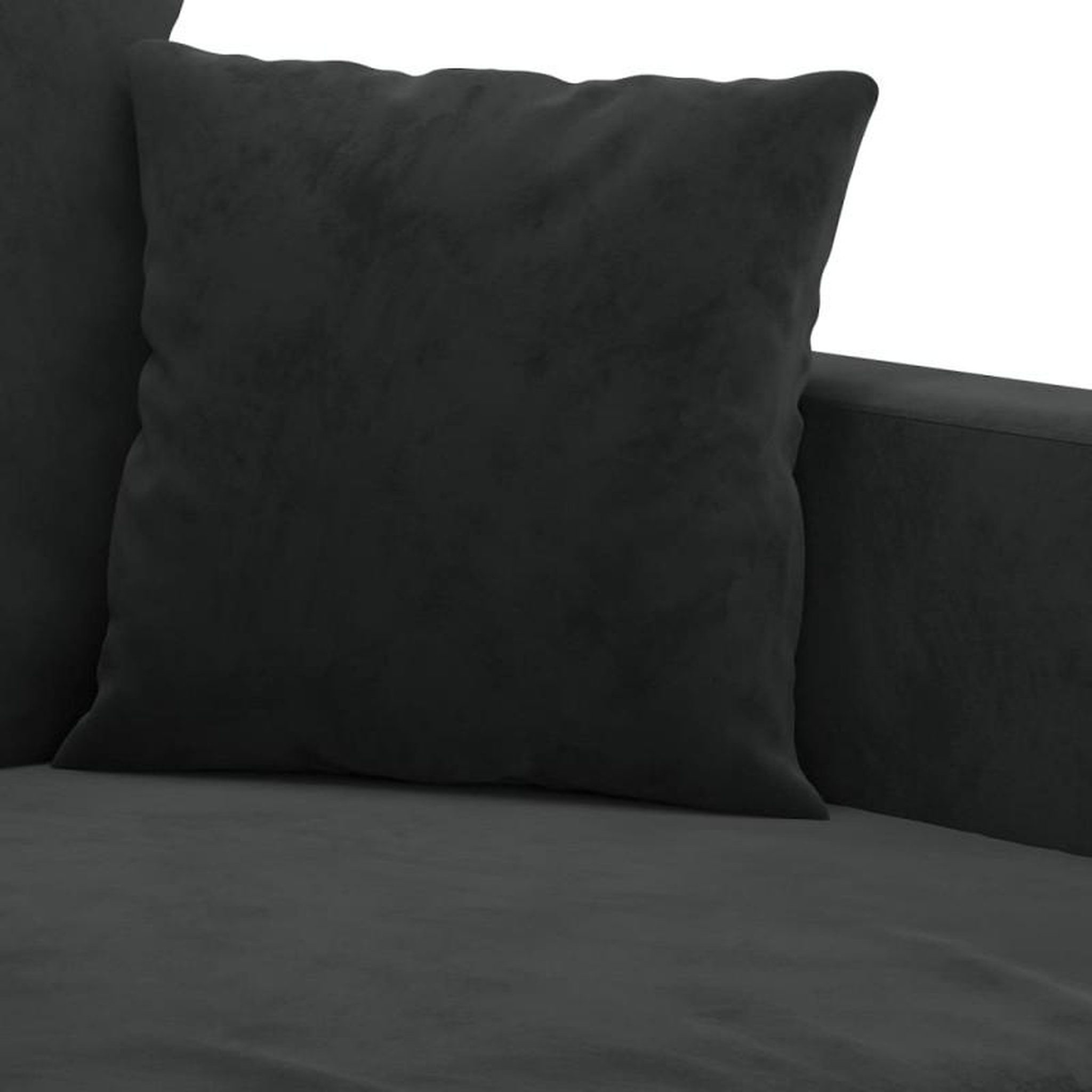 Voir la diapositive 6 : VIDAXL Canapé à 3 places Noir 180 cm Velours