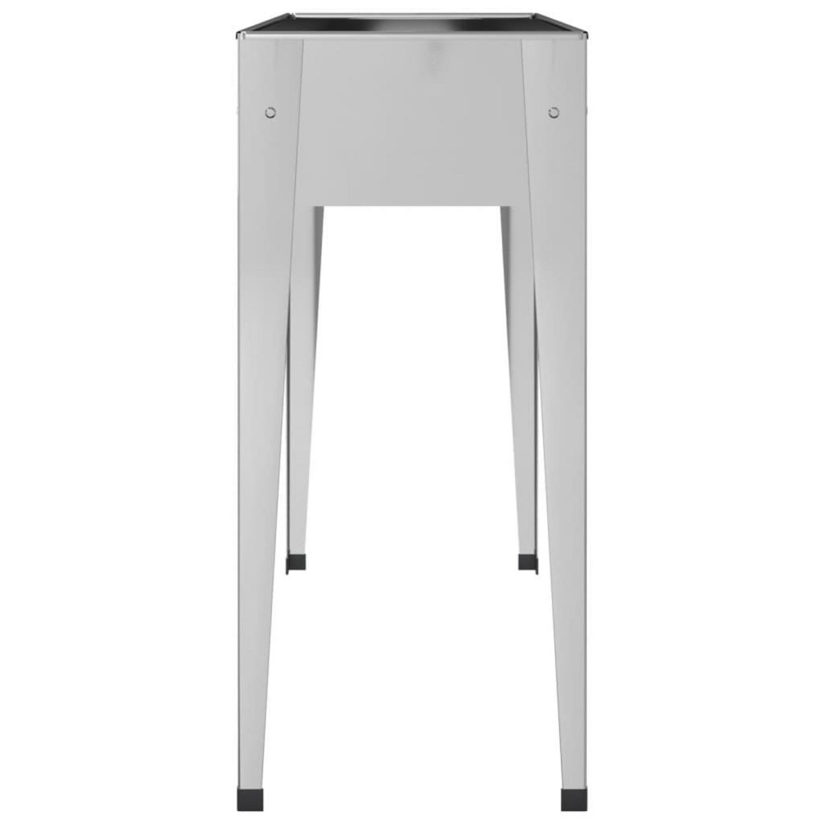 VIDAXL Jardiniere 100,5x40,5x90 cm Acier galvanise