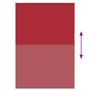 Voir la diapositive 5 : VIDAXL Store enrouleur occultant rouge largeur du tissu 105,7 cm