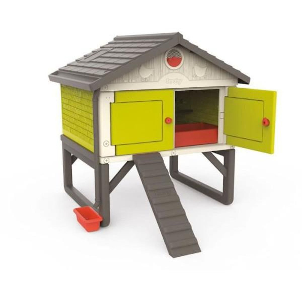 SMOBY SMOBY Poulailler Cot Cot Cottage pour 5 poules - 159x126x128 cm - Entretien facile - Anti UV