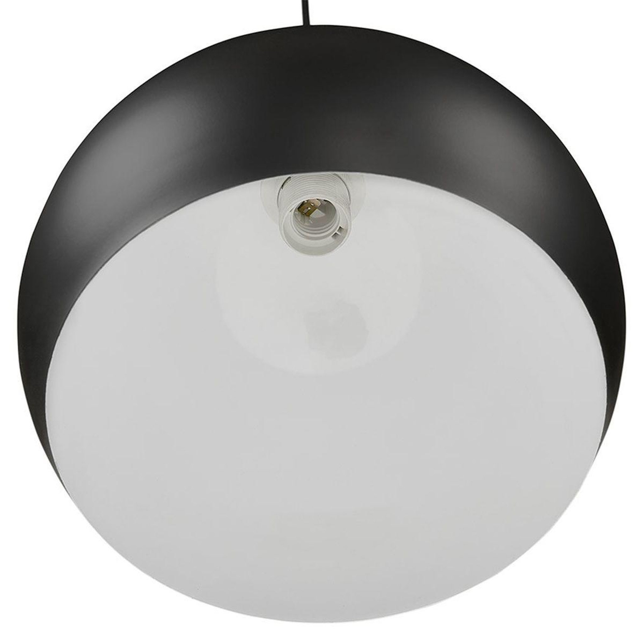 Voir la diapositive 2 : Paris Prix Lampe suspension boule design  degla  30cm noir