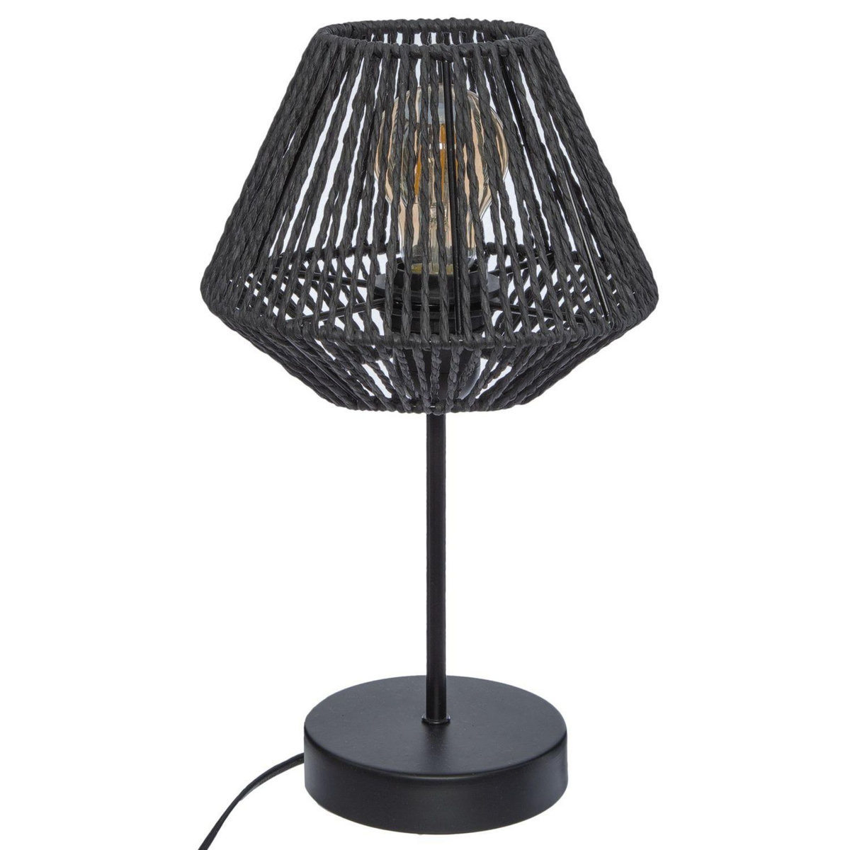 ATMOSPHERA Lampe à poser effet corde Jily
