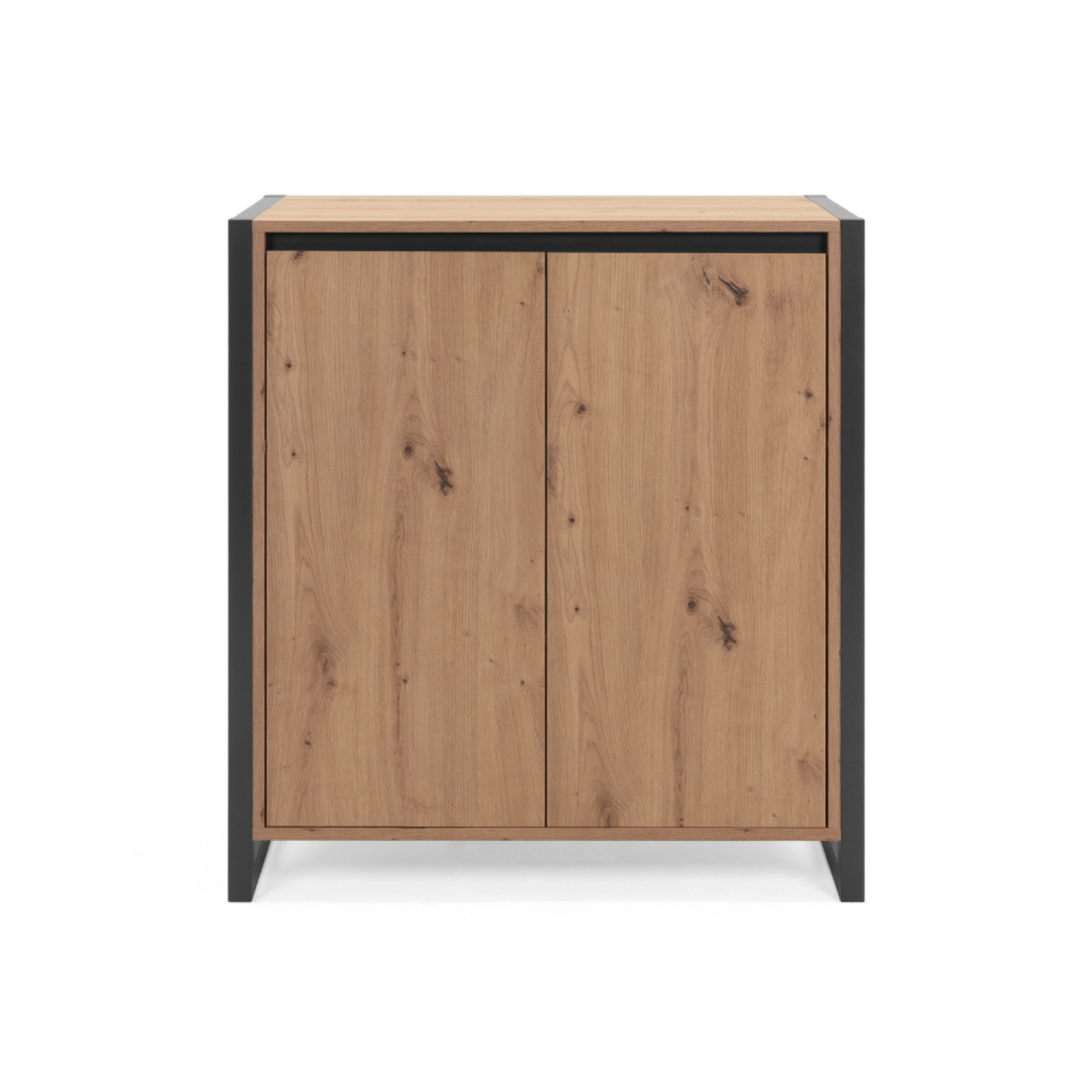 CONCEPT USINE Buffet industriel bois et noir KOTOR