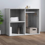 Voir la diapositive 1 : VIDAXL Armoire de dressing Sonoma gris 80x40x65 cm Bois d'ingenierie