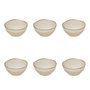 Voir la diapositive 1 : SECRET DE GOURMET Lot de 6 Bols en Faïence  Kate  48cl Blanc