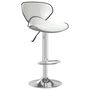 Voir la diapositive 2 : VIDAXL Tabouret de bar Blanc Similicuir