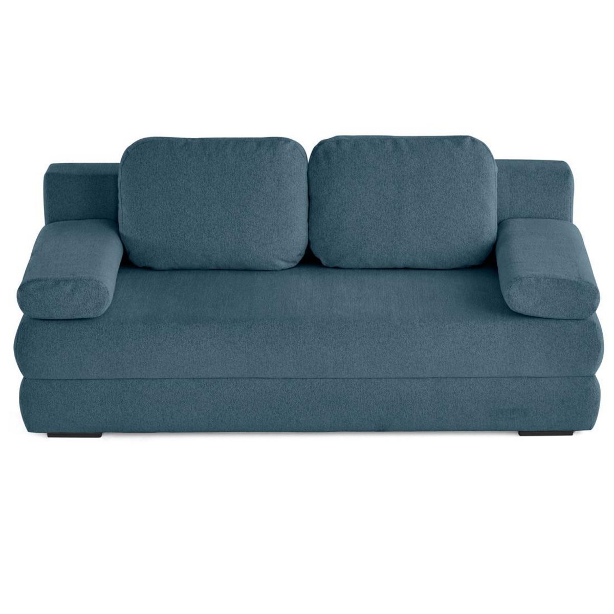 BEST MOBILIER Nora - canapé 3 places convertible avec coffre en tissu texturé