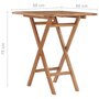 Voir la diapositive 6 : VIDAXL Table pliable de jardin 60x60x75 cm Bois de teck solide