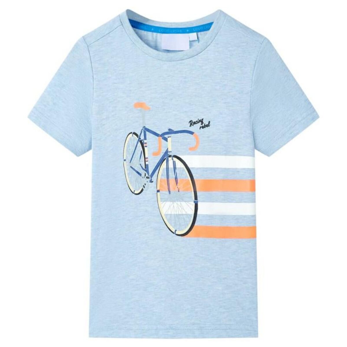 VIDAXL T shirt pour enfants mélange bleu pâle 104