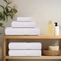 Voir la diapositive 3 : VIDAXL Serviettes d invité 2 pcs blanc 30x50 cm 360 g m² 100% coton