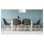 Voir la diapositive 1 : Lot de 6 chaises pieds bois massif LYDIA