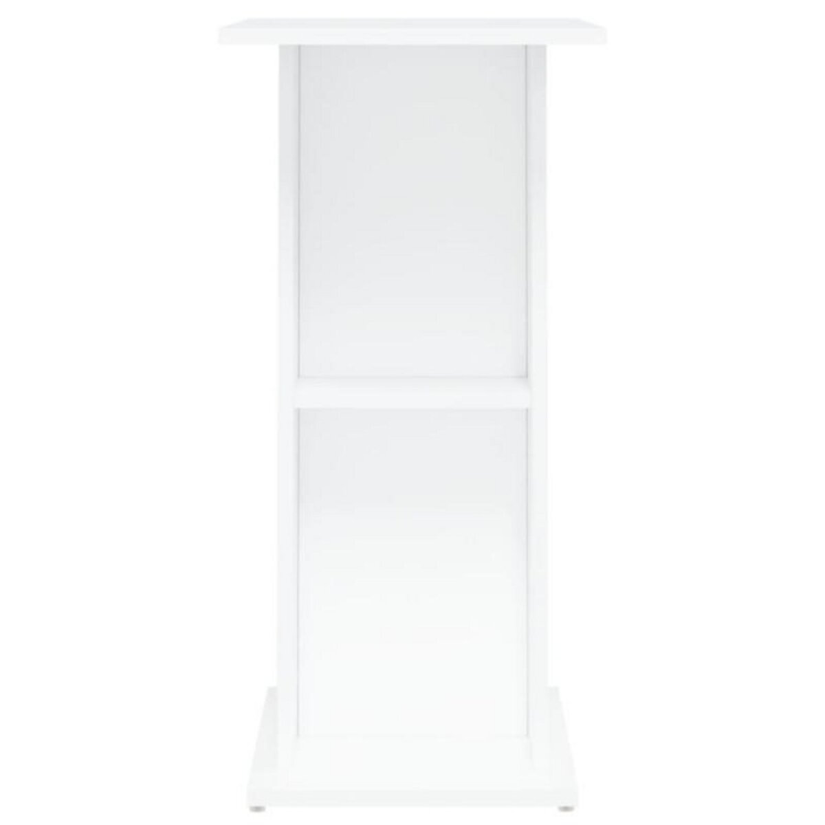 VIDAXL Support pour aquarium blanc 60,5x36x72,5 cm bois d ingénierie