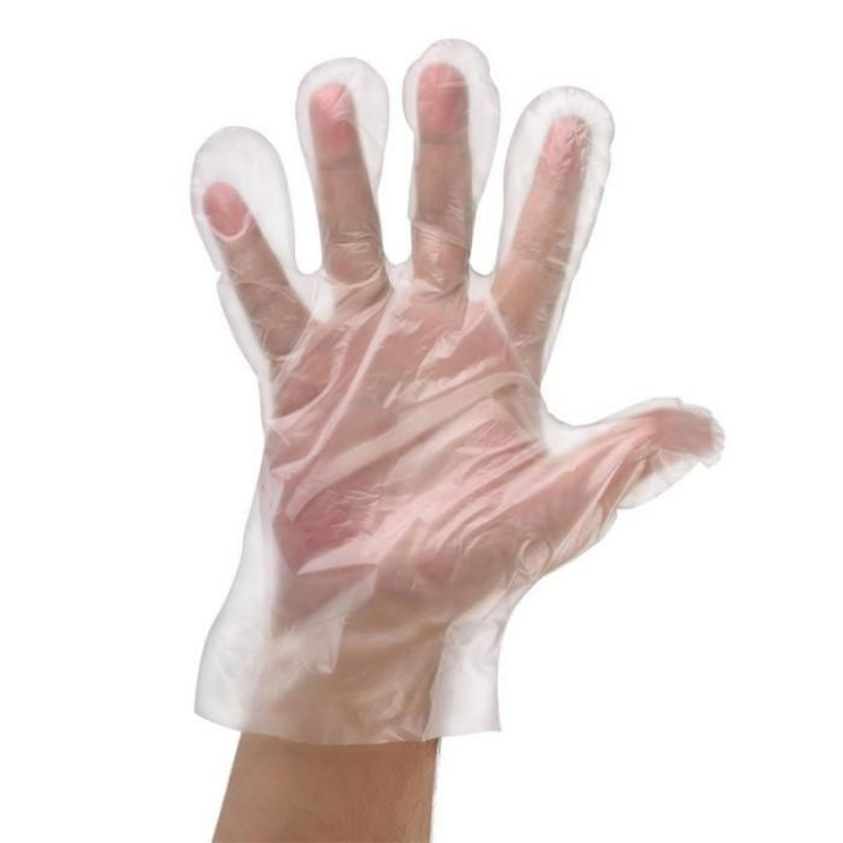 Paris Prix Lot de 100 Gants de Ménage  Jetable  21cm Blanc