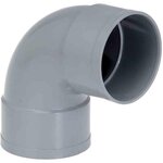 GIRPI Coude d'évacuation à 87°30 femelle/femelle Ø 125 mm