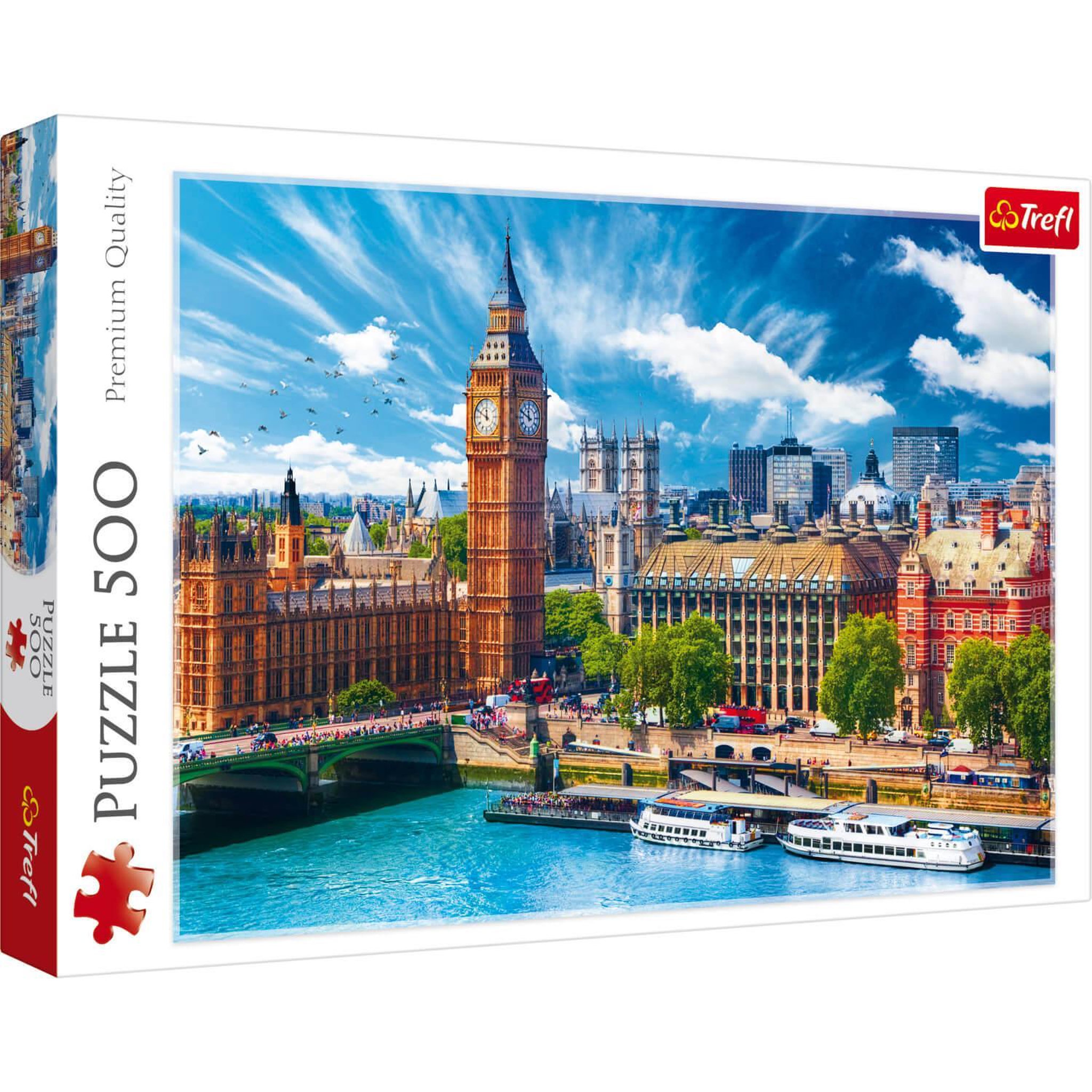 Voir la diapositive 2 : Trefl Puzzle 500 pièces : Journée ensoleillée à Londres