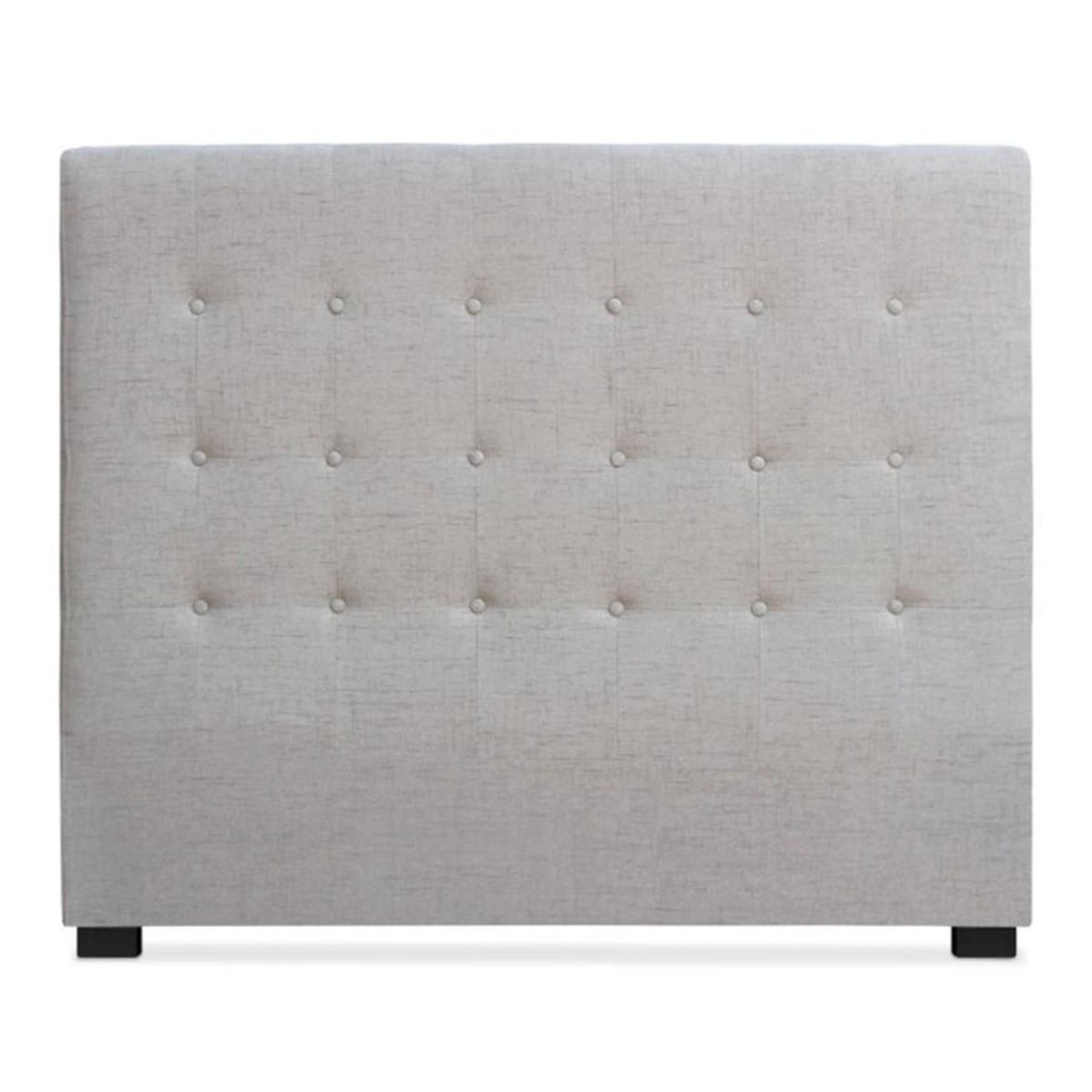 Paris Prix Tête de lit capitonnée en tissu  amor  140cm beige