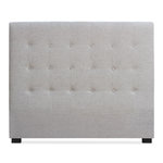 Paris Prix Tête de Lit Capitonnée en Tissu  Amor  140cm Beige