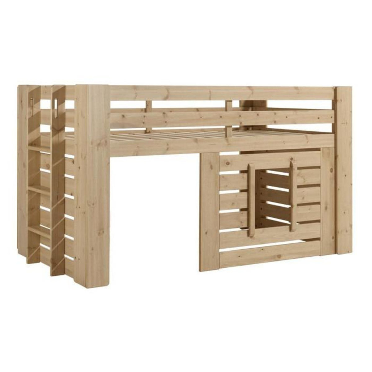 Paris Prix Lit Combiné Compact Enfant  Oliver  90x200cm Chêne