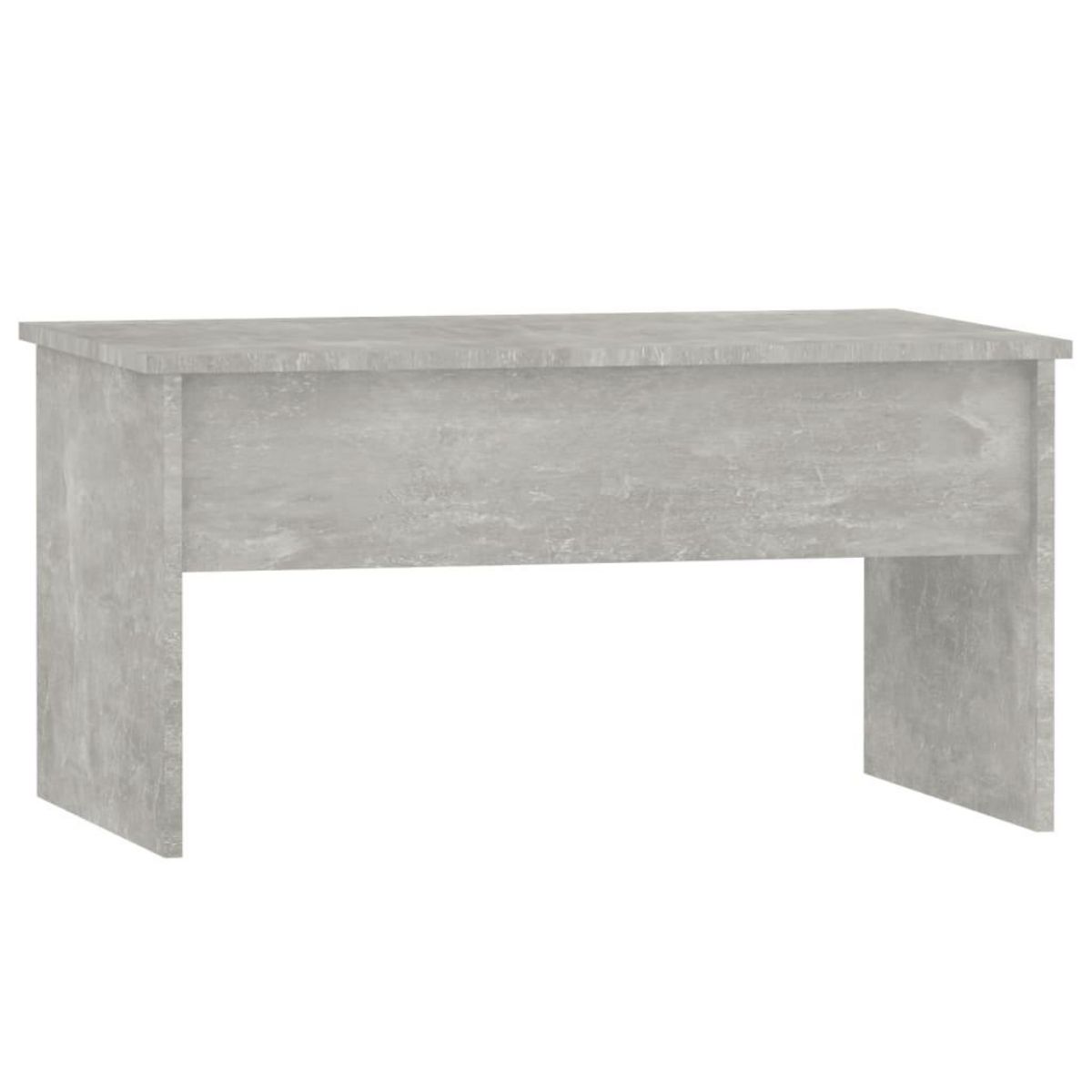 VIDAXL Table basse gris beton 80x50,5x41,5 cm bois d'ingenierie