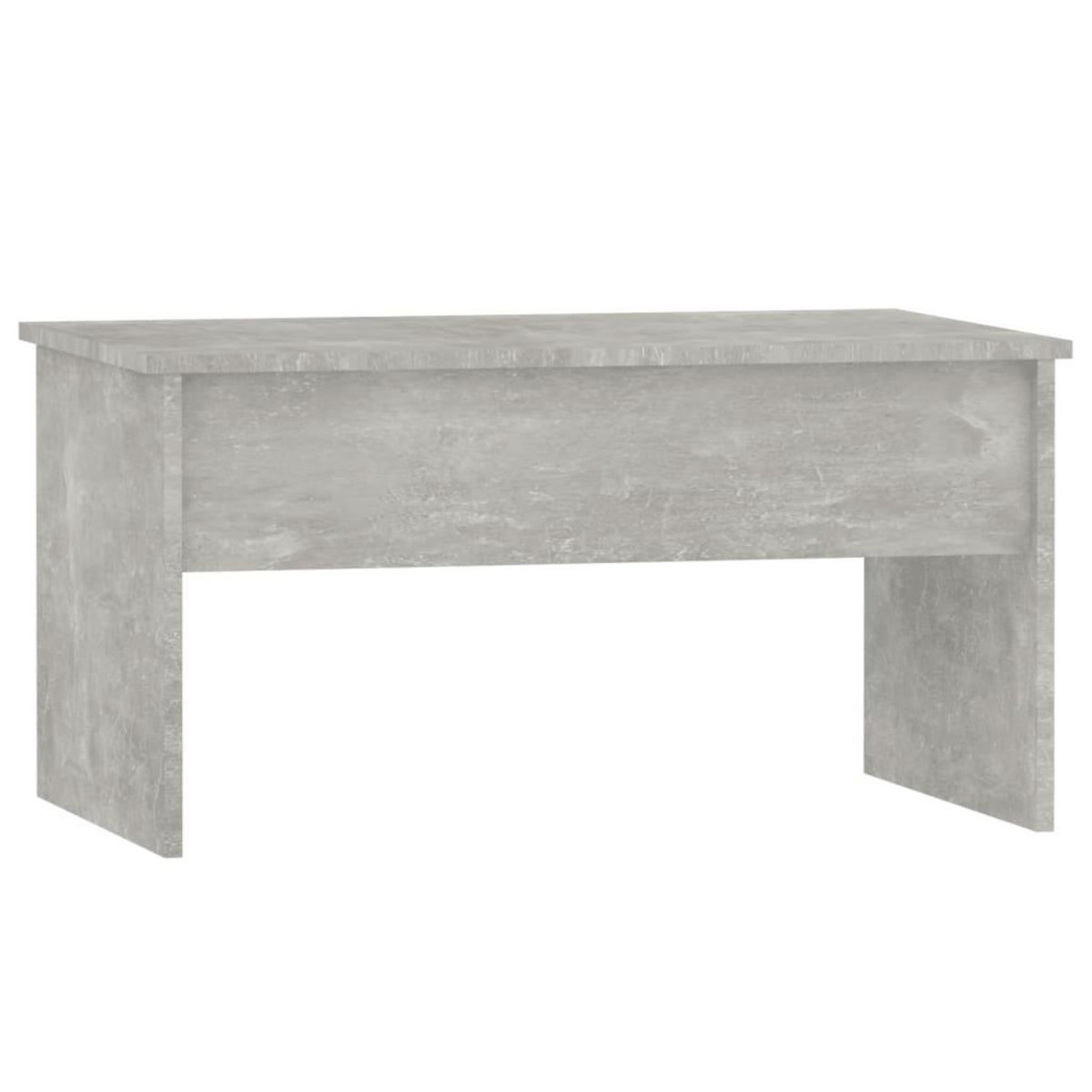 VIDAXL Table basse gris beton 80x50,5x41,5 cm bois d'ingenierie