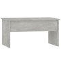 Voir la diapositive 3 : VIDAXL Table basse gris beton 80x50,5x41,5 cm bois d'ingenierie