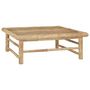Voir la diapositive 3 : VIDAXL Salon de jardin 2 pcs avec coussins blanc creme Bambou