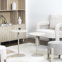 Voir la diapositive 5 : Paris Prix Lot de 2 Tables d'Appoint  Terra Nova  52cm Beige
