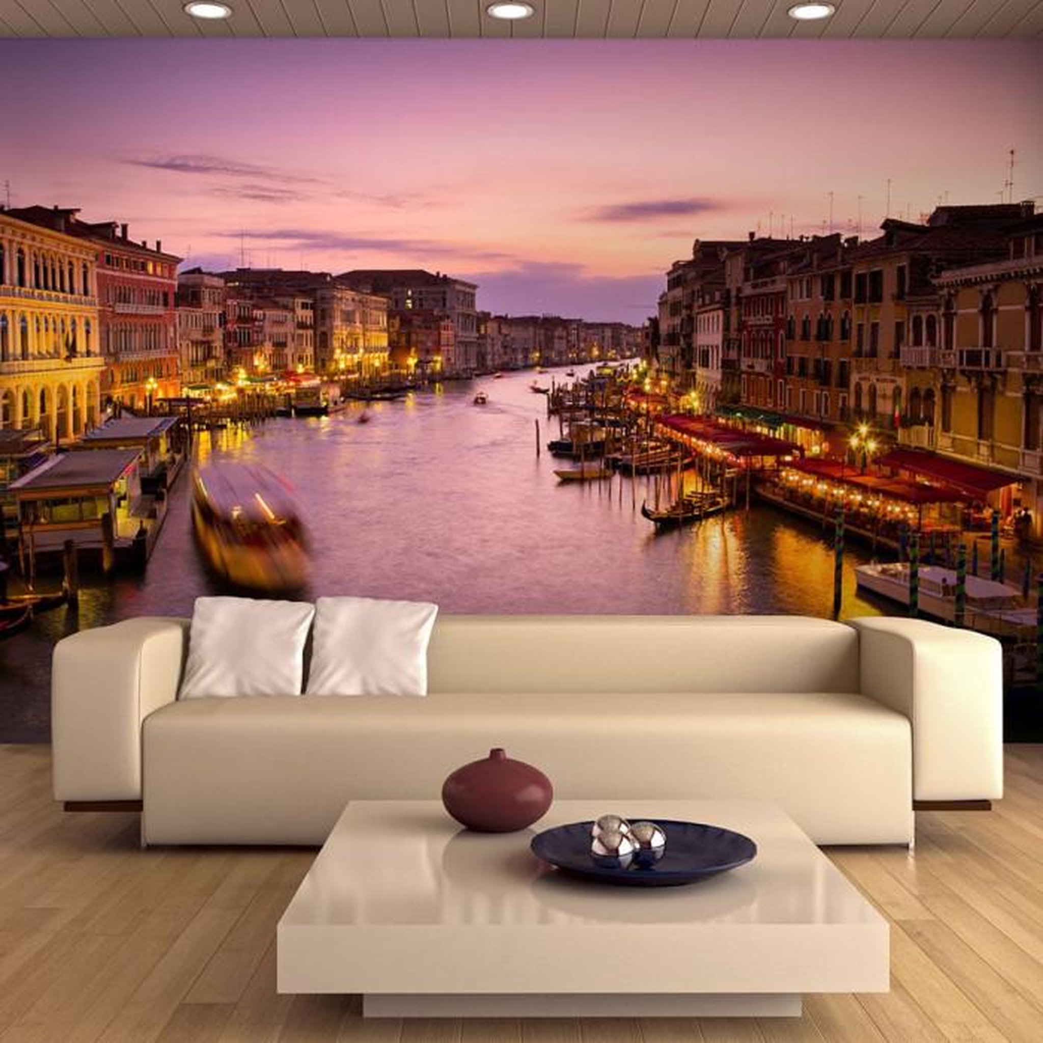Paris Prix Papier Peint  Venise, la Ville des Amoureux par Excellence. Coloris disponibles : Multicolore