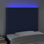 Voir la diapositive 3 : VIDAXL Tete de lit a LED Bleu 100x5x118/128 cm Tissu