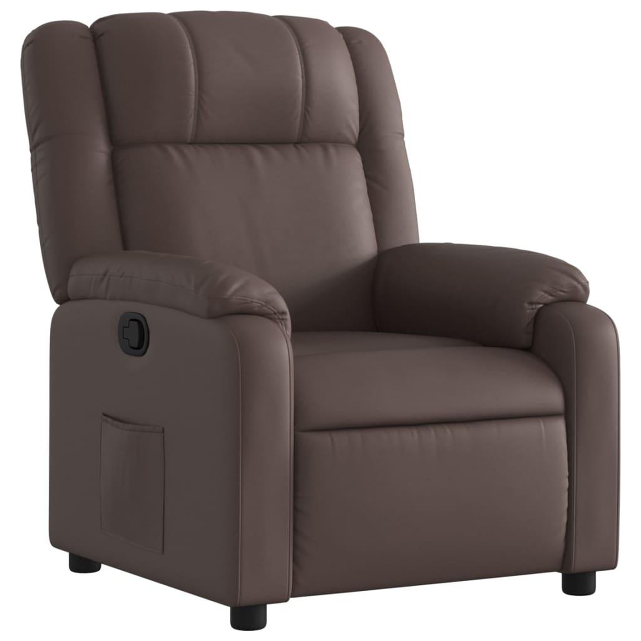 Voir la diapositive 2 : VIDAXL Fauteuil inclinable Marron Similicuir