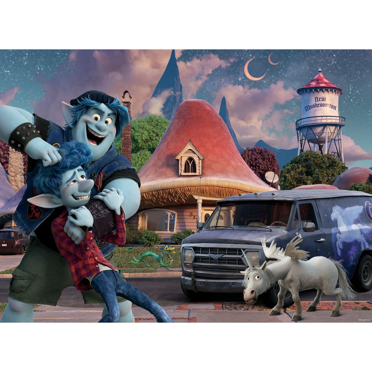 RAVENSBURGER Puzzle Disney en avant 100 pièces extra larges 