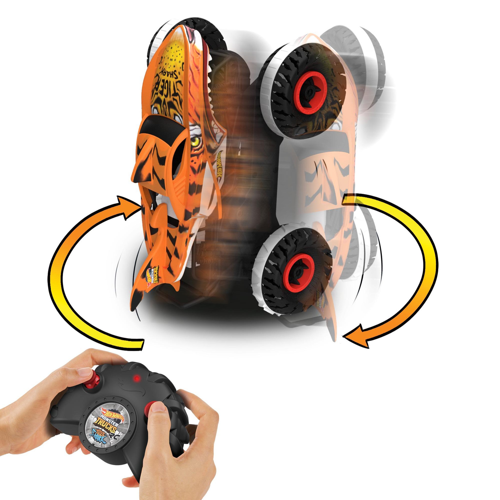 Voir la diapositive 9 : HOT WHEELS L'inarrêtable Tiger Shark RC 
