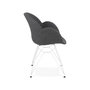 Voir la diapositive 2 : Paris Prix Fauteuil Design  Syndra  85cm Gris Foncé