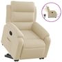 Voir la diapositive 2 : VIDAXL Fauteuil inclinable electrique creme tissu