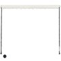 Voir la diapositive 5 : VIDAXL Auvent retractable avec LED 300x150 cm Creme