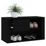 Voir la diapositive 4 : VIDAXL Armoire a chaussures Noir 80x35x45 cm Bois d'ingenierie