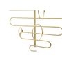 Voir la diapositive 3 : Paris Prix Porte-Bouteille Mural 4 Emplacements  Alid  72cm Or