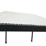 Voir la diapositive 6 : CONCEPT USINE Pergola bioclimatique grise 3x3 m MILOS