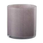 Paris Prix Photophore Design en Verre  Jade  12cm Mauve