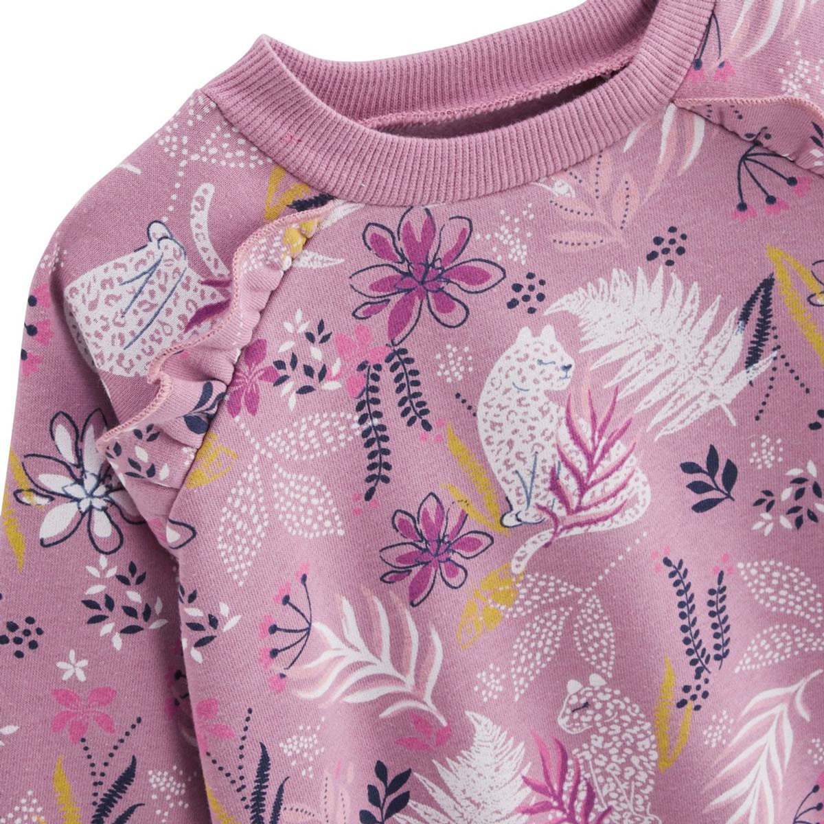 Petit Béguin Robe enfant en molleton Louisa