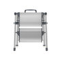 Voir la diapositive 3 : HAILO Marche pied 2 marches pliable antidérapant en aluminium Hailo Mini Comfort